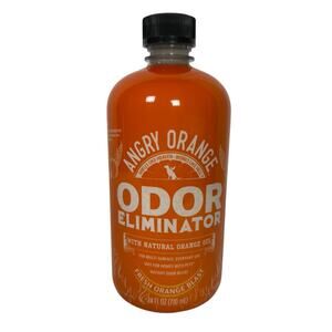 ANGRY ORANGE Pet Odor Eliminator Citrus Deodorizer Pet Dog Cat Large 24oz Spray
